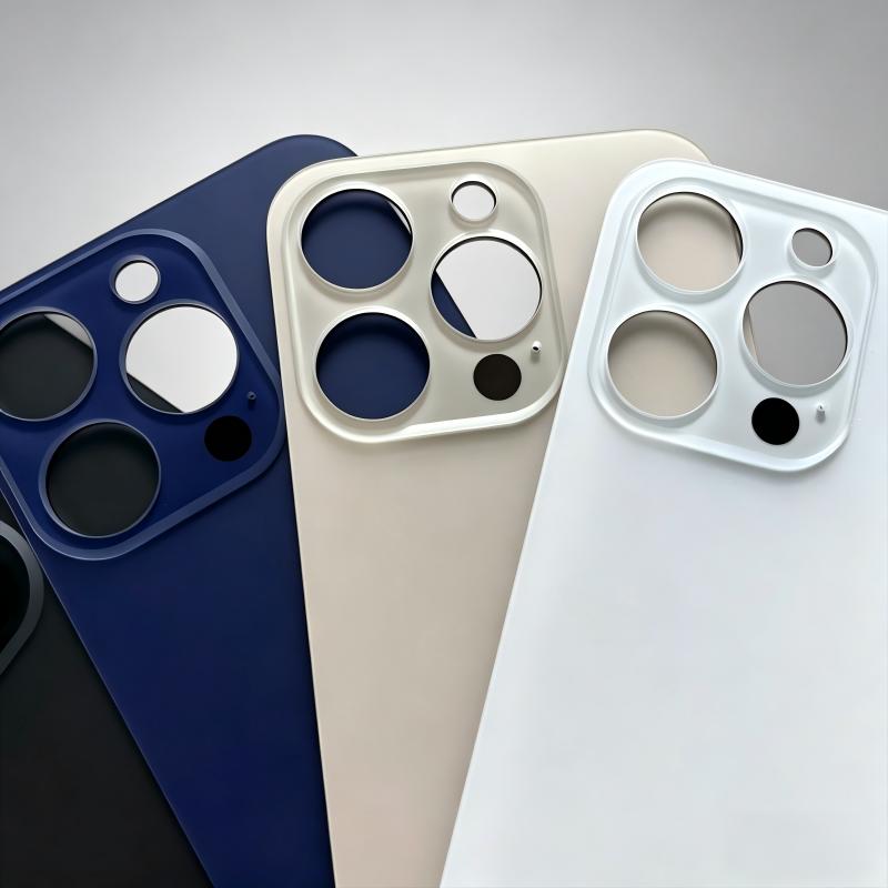 No logo For iPhone 14Pro 14PM Rear Glass All Series Colors Large Hole 1:1 Original Fit High Quality Durable Anti-Scratch