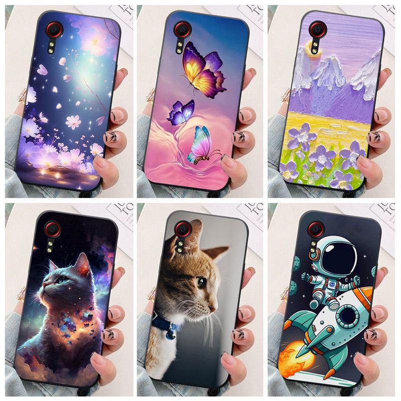 For Samsung Galaxy Xcover 5 EE Phone Case astronaut Silicone Camera Protection Back Cover For Samsung Xcover5 G525F 5EE Coque