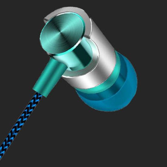 Fashion Braided Wired Volume Control Phone Stereo Sound Laptop In-ear Earphones
