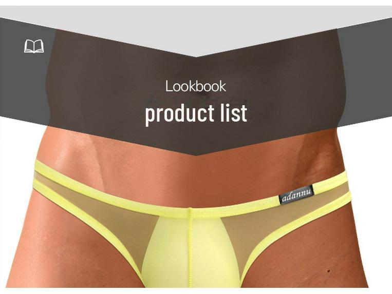 Черная серия: Прозрачные трусики с заниженной талией и дышащим мешочком