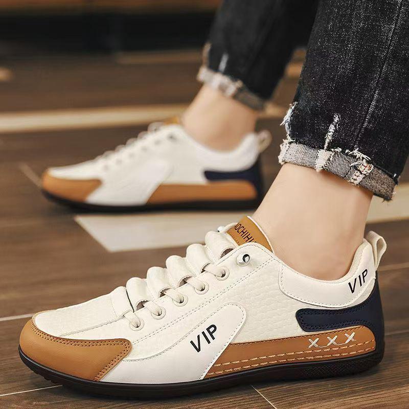 New autumn soft-soled shoes light shoes casual leather shoes youth sports running
