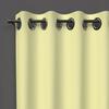 Eyelet Curtain 135x250 Cm BLACKOUT Lime Green, by Soleil d'Ocre
