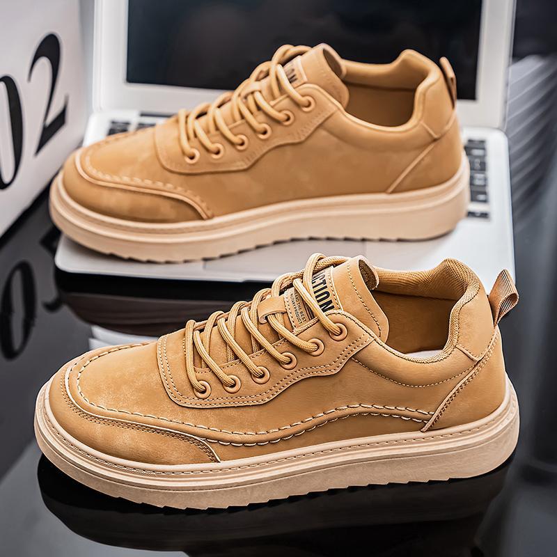 New Korean version trend board shoes student four seasons fashion trendy shoes men's shoes niche skateboard shoes casual sports shoes