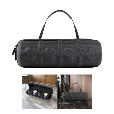 Мужской портативный органайзер для часов с 5 слотами, прочный дорожный футляр для часов с подушкой