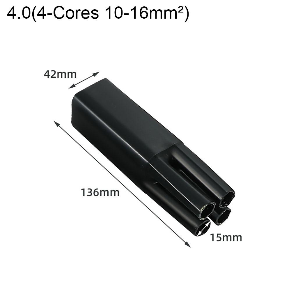 New 2/3/4/5/Core Heat Shrink Wrap Tube With Glue Waterproof Insulation Sleeve Black Separate Branch Splitter