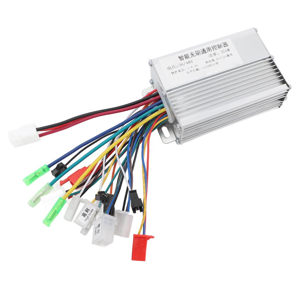 36 В 48 В 350 Вт Бесколлекторный контроллер Алюминиевый сплав Водонепроницаемый Контроллер бесколлекторного двигателя для электрического