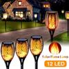 Solar LED Light Simulate Flame Lamps Outdoor Solar Landscape Light 12/96LED Lawn Light Waterproof Garden Decoration Light