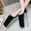 30cm Sexy Women Pumps Striptease Shoes Platform High Heels Nightclub Shoes Round Toe Shoes