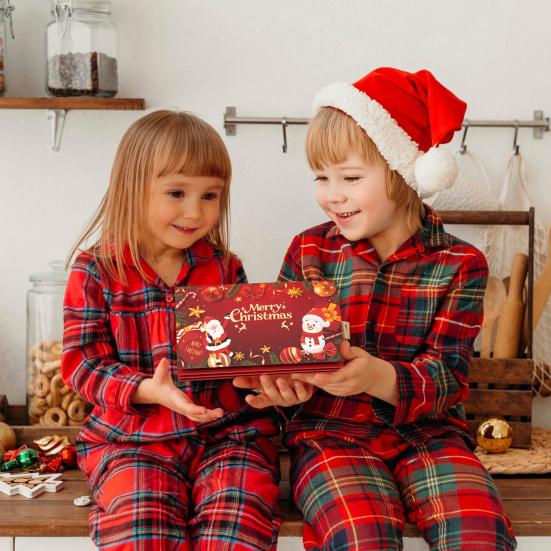 Christmas Cash Gift Envelopes Xmas Money Gift Card Holder with 6 Slots DIY Surprise Money Envelope for Holiday Party Supplies