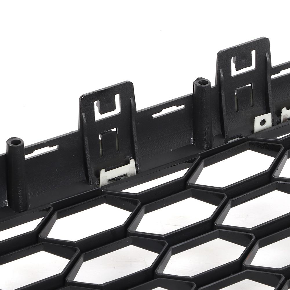 Передняя воздухозаборная решетка Hex Mesh Grille Full Black Refit для RS6 Style Подходит для A6S6 C7 2016-2018