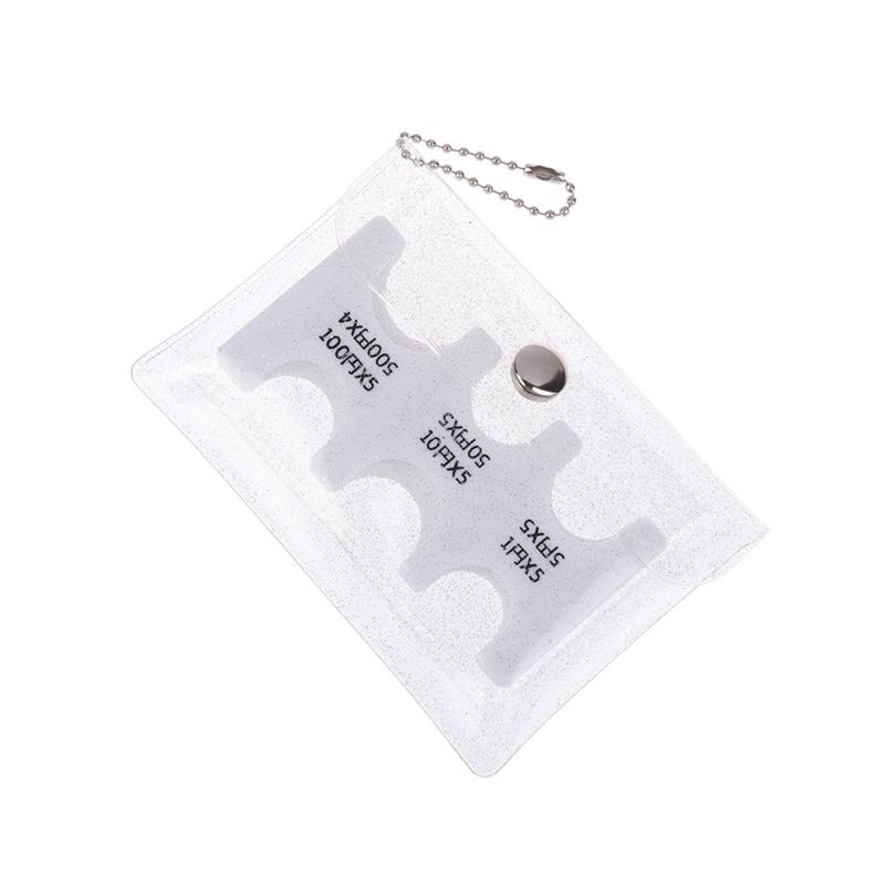 Coin Dispenser Keychain Transparent Coin Collection Purse Wallet Portable Japan Coin Holder Coin Changer Holder Coin Organizer