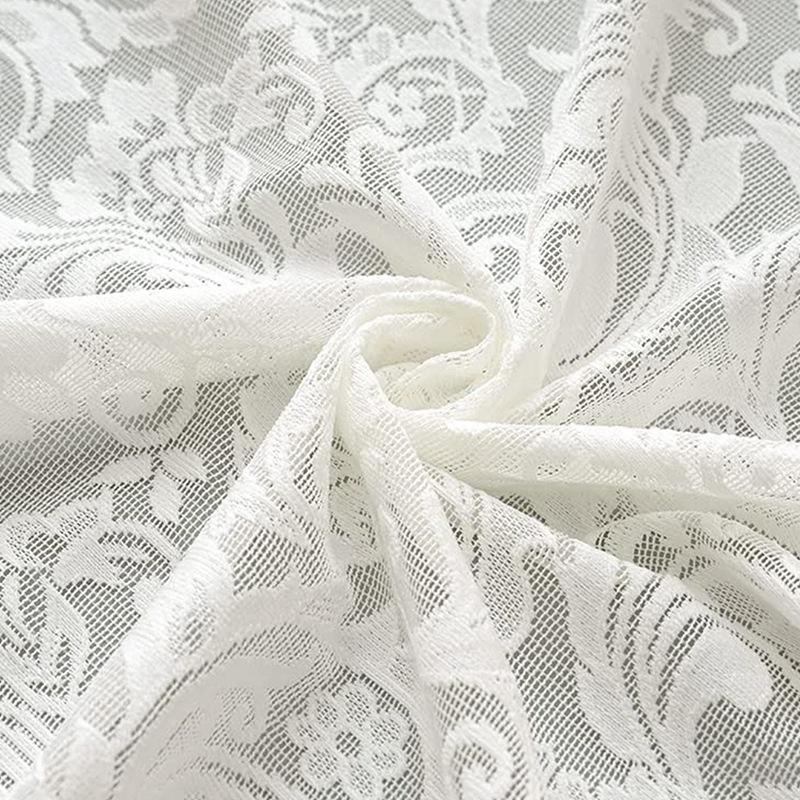 INS Пасторальные французские кружевные прозрачные шторы для гостиной спальни окна белые тюлевые шторы занавески для домашнего декора Rideaux