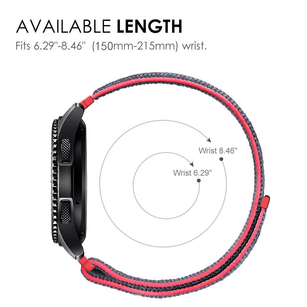 Ремешок 22 мм 20 мм для Samsung Galaxy watch 4 classic/46 мм/Active 2/3/Gear S3/браслет amazfit correa Huawei watch GT 2/3 Pro Band