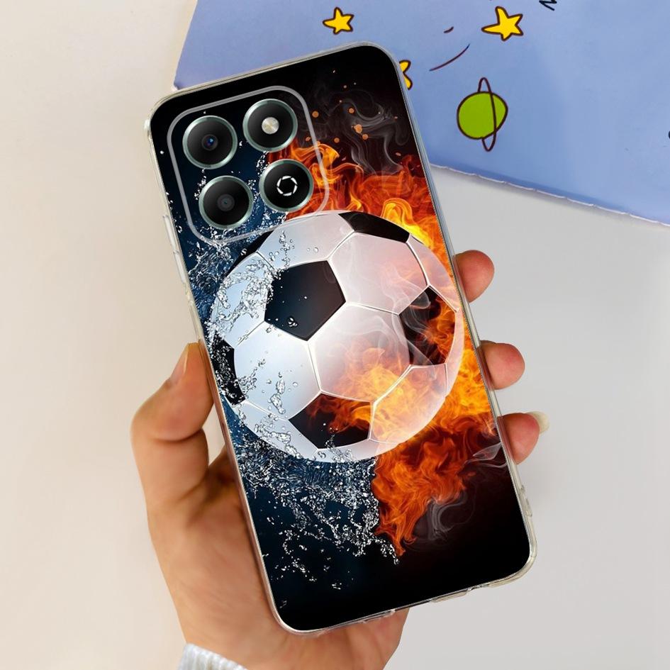 Чехол для Honor X6b JDY-LX1 JDY-LX2 Чехол Роскошный Мраморный Узор Мягкий Прозрачный Силиконовый Задняя Крышка Телефона Для Honor X6b 4G X 6B Fundas