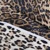 1 ярд ткань с леопардовым принтом из пайеток через яркую листовую ткань аксессуары для одежды ткань с вышивкой пайетками шитье платья текстиль