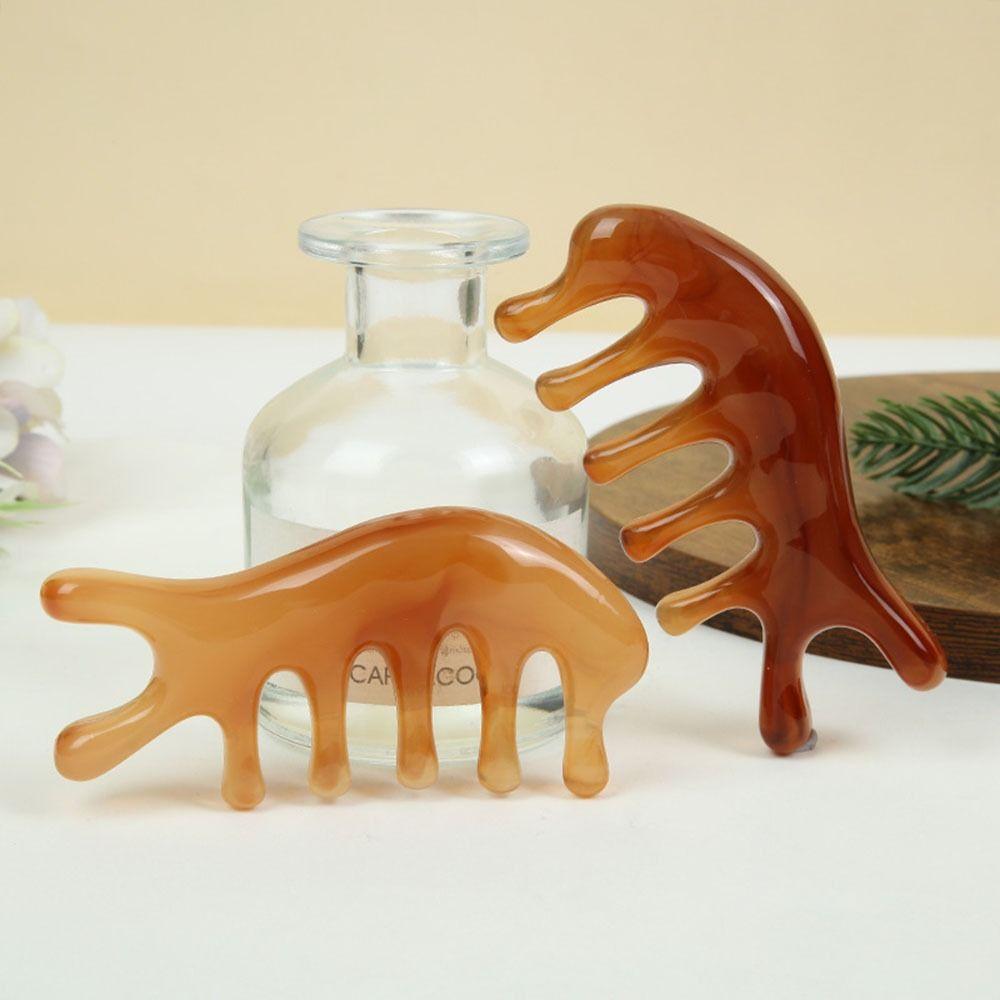 Массажная расческа Гуаша с пятью зубцами Маленький дельфин Массажная расческа для тела Momen And Man