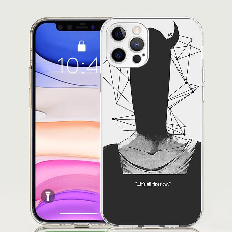 Чехол для телефона Oyasumi Punpun для iPhone 17 Air 16 15 Plus 11 14 Pro Max 13 Mini 12 7 8 + SE Узор Арт Индивидуальный Чехол 17 Air 16