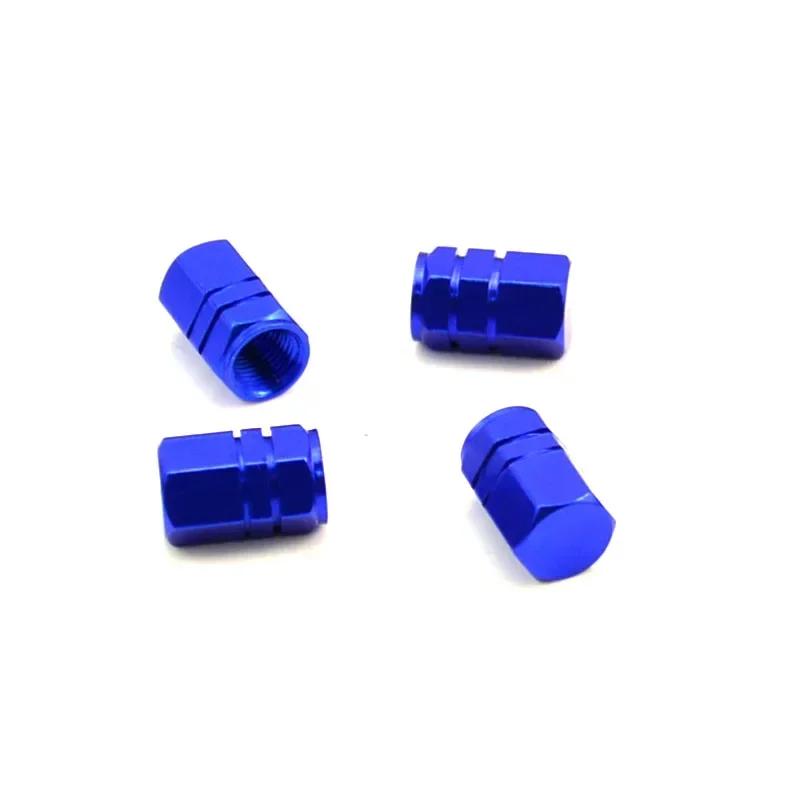 4 шт. Алюминиевые колпачки для вентилей шин – Прочные заглушки для ободов колес автомобилей и мотоциклов для штоков вентилей шин (Чехлы для сосков)