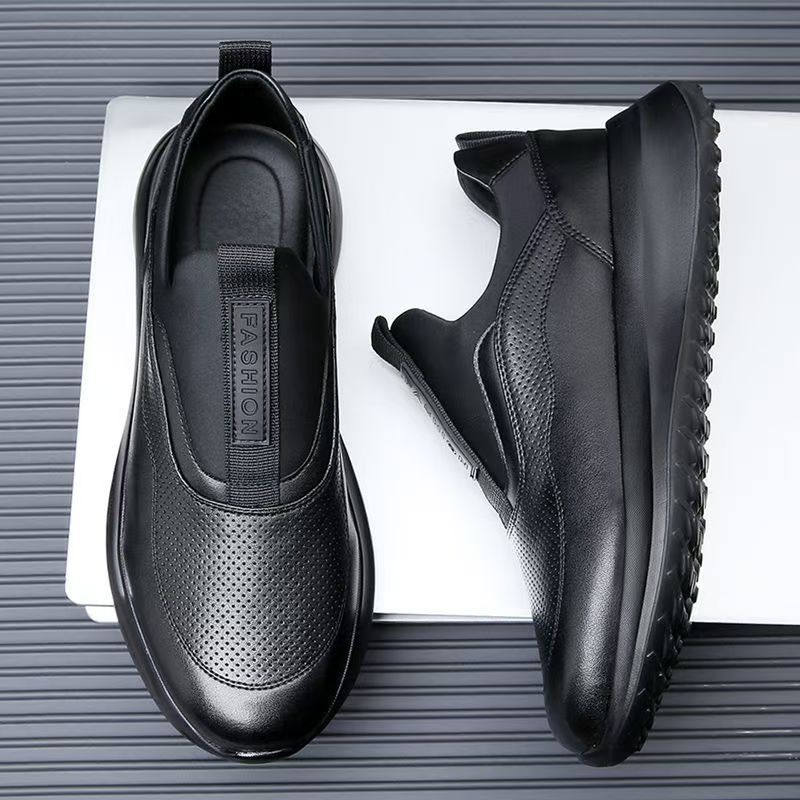 2025 Новая Черная Серия Повседневная Обувь для Мужчин Низкий Верх Удобная Мягкая Беговая и Спортивная Обувь Zapatillas deportivas