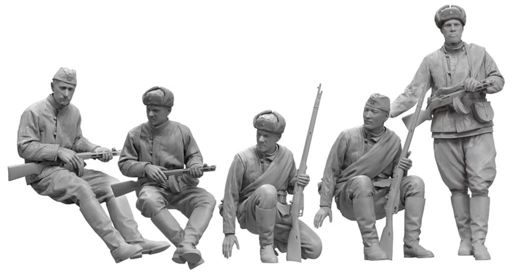 Модель пограничной модели Второй мировой войны Советская армия танковые войска Десантные войска набор из смолы BR004 1/35 (Танковый гонщик)