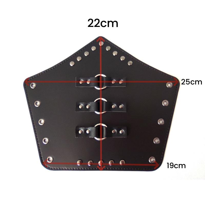 Knight Gauntlet Vintage Wrist Bracers with Rivet Decor Adult Cycling Wrist Guard Cosplay Halloween Supplies