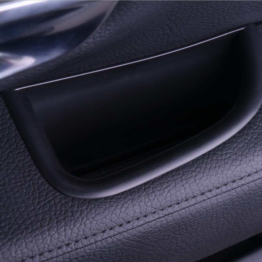 Черная ручка для передней и задней двери, ящик для хранения, держатель-контейнер, лоток для Volvo S90 V90CC, автомобильные аксессуары