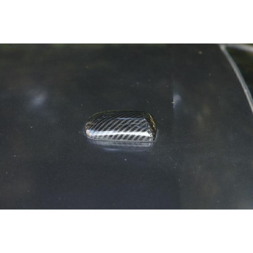 For Dodge Challenger 2009-2023 Carbon Fiber Roof Shark Fin Antenna Aerial Trim