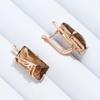 Элегантные квадратные серьги с цирконом цвета светлого чая, винтажный темперамент, большие серьги для женщин, геометрические модные украшения AVE