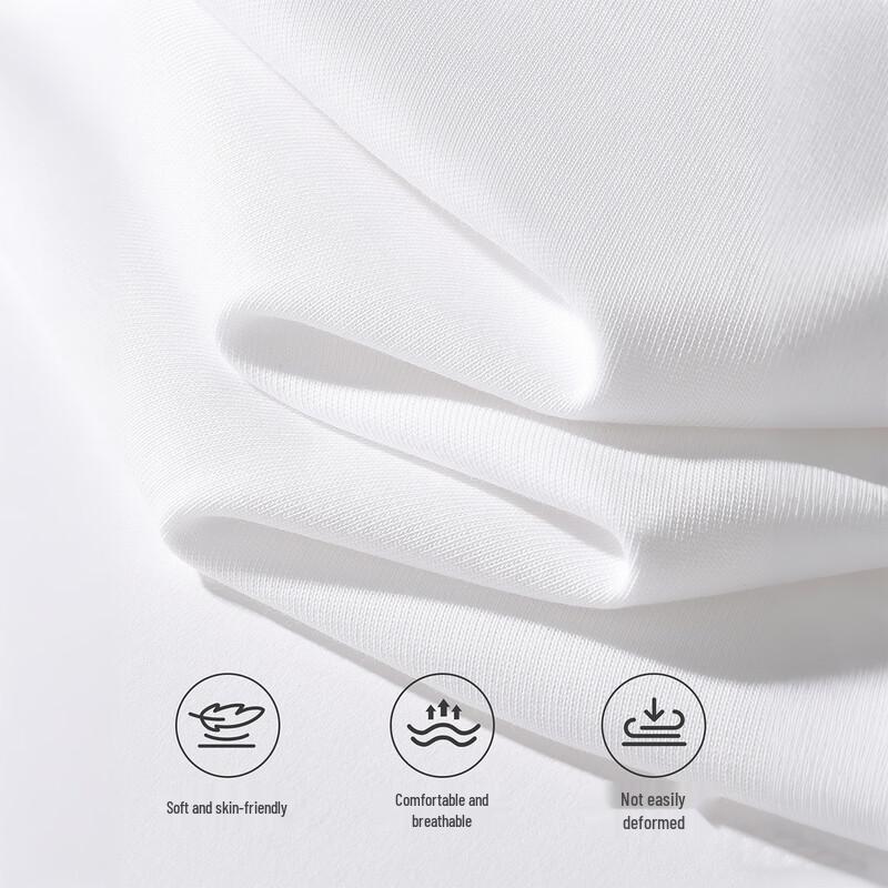 MINISO Женская хлопковая свободная футболка с коротким рукавом