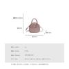 Hand-held Bowling Bag Women's New Fashion Simple Casual Portable Shell Bag Shoulder Messenger Bag