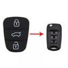 3 Buttons For Hyundai I10 I20 I30 Key Button Cover Plastic 1pc Black