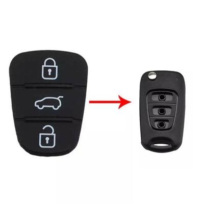 3 кнопки для Hyundai I10 I20 I30 крышка кнопки ключа пластиковая 1 шт черная