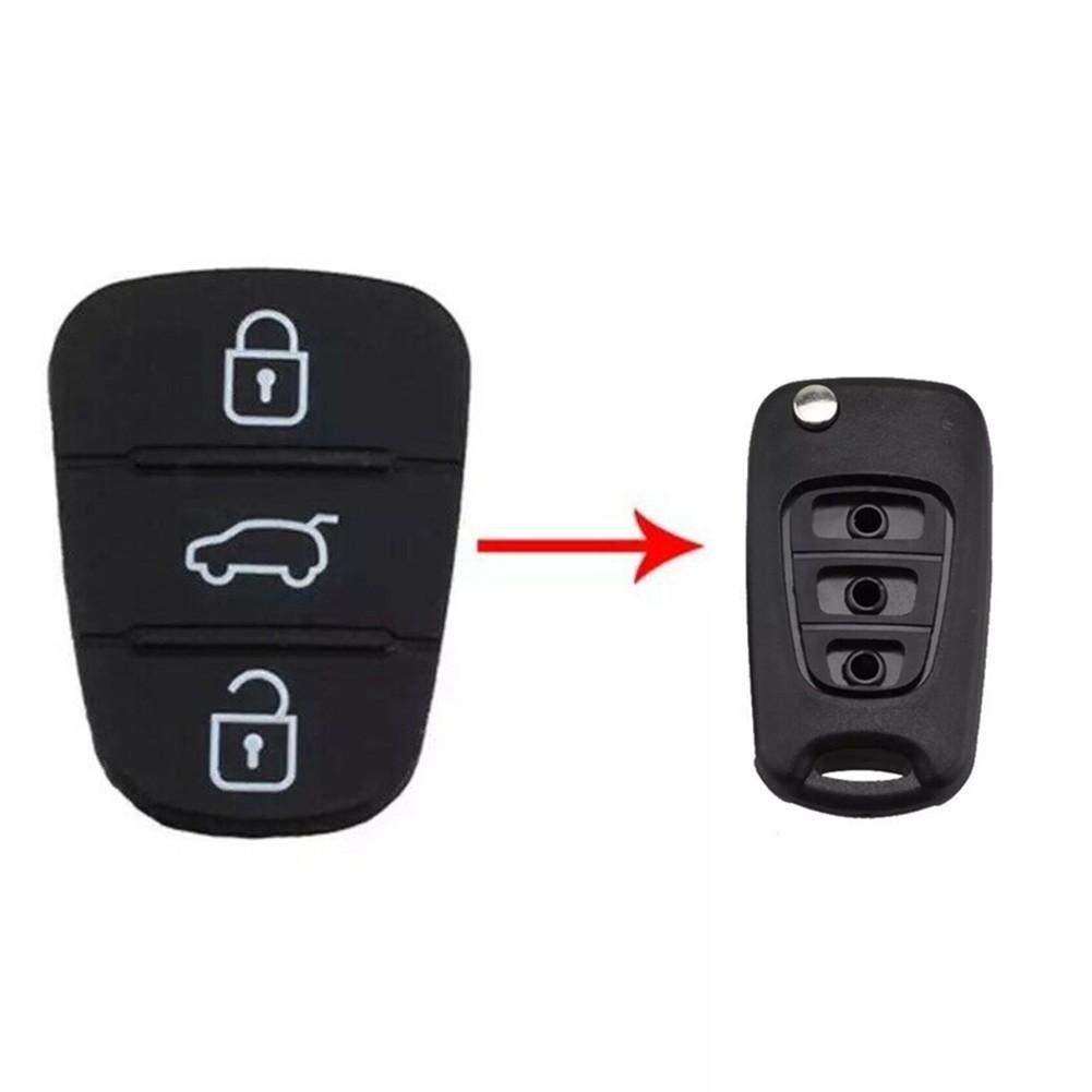 3 кнопки для Hyundai I10 I20 I30 крышка кнопки ключа пластиковая 1 шт черная