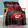 Kansas City Football Customize Your Name Blanket Cozy Personalized Blanket Durable Comfort Versatile For Nap Chair Seaside Picnics
