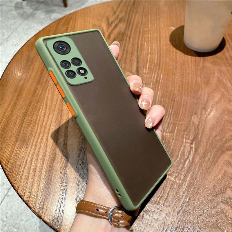 Матовый полупрозрачный жесткий силиконовый чехол для телефона Xiaomi Redmi Note 11 10 9 Pro 11S A1 10C 9T Poco C40 X4 X3 NFC M3 M4 Pro 4G 5G задняя крышка