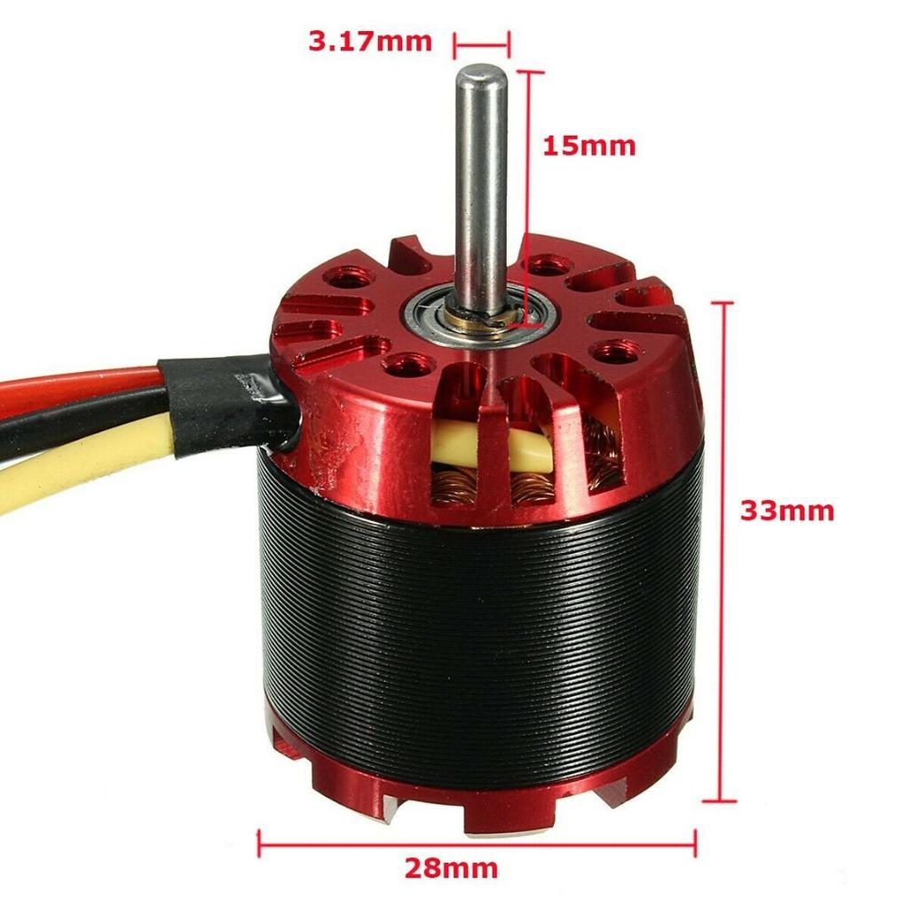N2830 1000KV 270W Brushless Motor For 4-axis Drone Quadcopter Helicopter