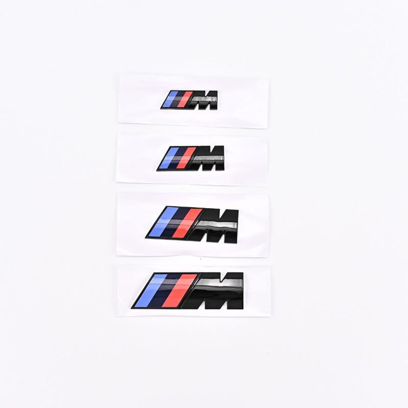 BBKW7 3D ABS Car Styling Rear Trunk Badge Emblem Logo Sticker Decoration Accessory For BMW M M1 M2 M3 M4 M5 M6 X7M X2M X4M X3M X5M X6M