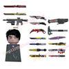 MOC Военная Мультяшная Игровая Фигурка Действия Строительный Блок Оружие Аксессуар Винтовка Спецназа Молоток Бензопила Дрон Детская Игрушка Подарок