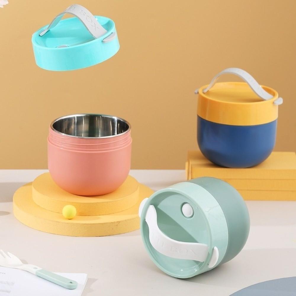 600 мл Изолированная чашка для супа Дофамин Нержавеющая сталь Ланч-бокс Контейнеры Термос Хлопья для завтрака