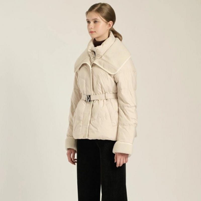 BCBG Утиный пух с широким воротником и поясом B5w9y972