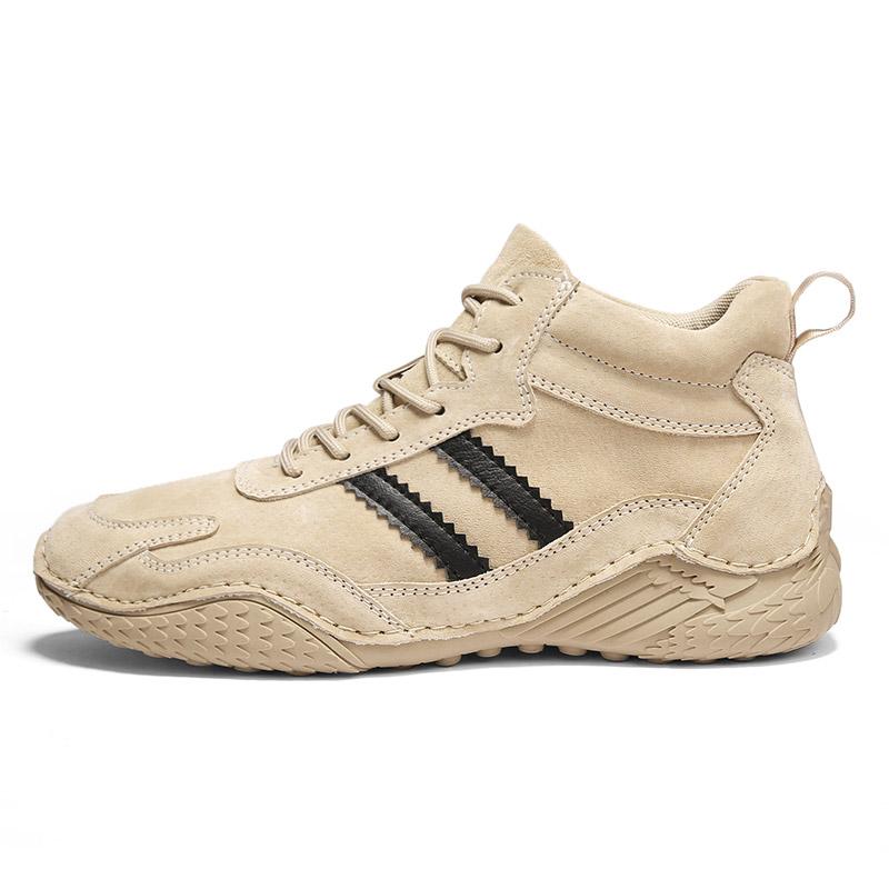 Мужская обувь, зимние мужские ботинки в британском стиле, теплые зимние ботинки, мужская повседневная обувь для работы на открытом воздухе, резиновые модные ботинки до щиколотки