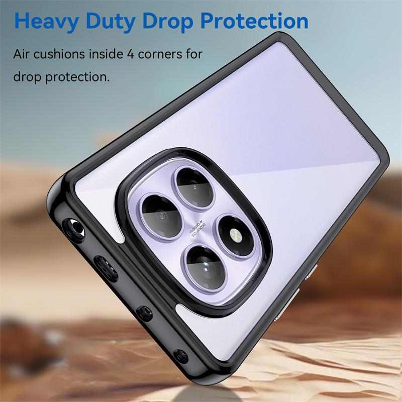 For Xiaomi Redmi Note 14 Pro 4G Case Xiaomi Redmi Note 14 Pro 4G Cover Clear PC TPU Shockproof Cover Xiaomi Redmi Note 14 Pro 4G