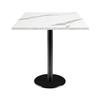 Table 70 X 70 Cm - Rome Model White Marble