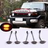 Для Toyota FJ Cruiser 2007-14 Дымчатый фонарь Янтарный светодиод Передняя решетка Ходовой огонь 5 шт.