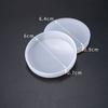 3 Pcs  Square Round Highlight Crystal Epoxy Silicone Mold Tray Resin Mold  for Jewelry Storage Plate Home Decor