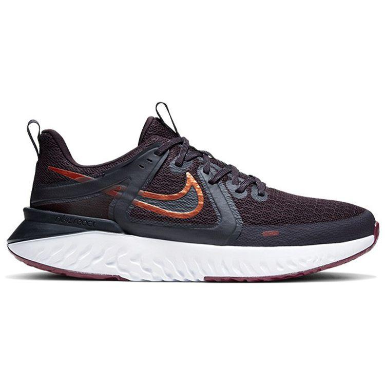 Nike Legend React 2 Burgundy Ash Metallic Copper Женские кроссовки Красный Черный AT1369-602