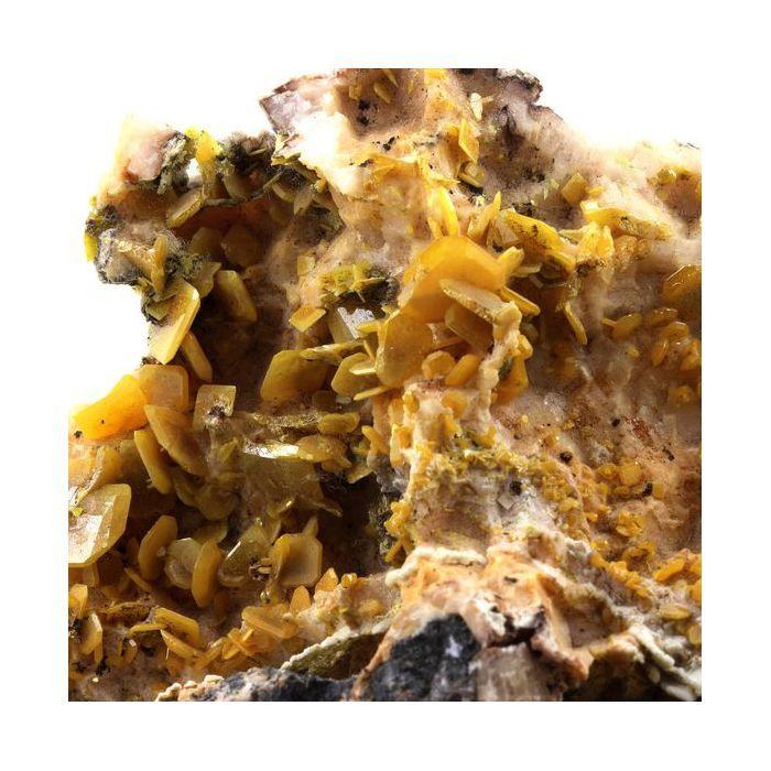 Pierres et Minéraux. Wulfenite + Galène. 1642.5 ct. Touissit, Jerada Province, Maroc.