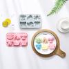 Chocolate Mold Elephant Monkey Frog Silicone Mold For Cake Gummy Jello Ice Cube Crayon, Cake Decoration Soap Mold