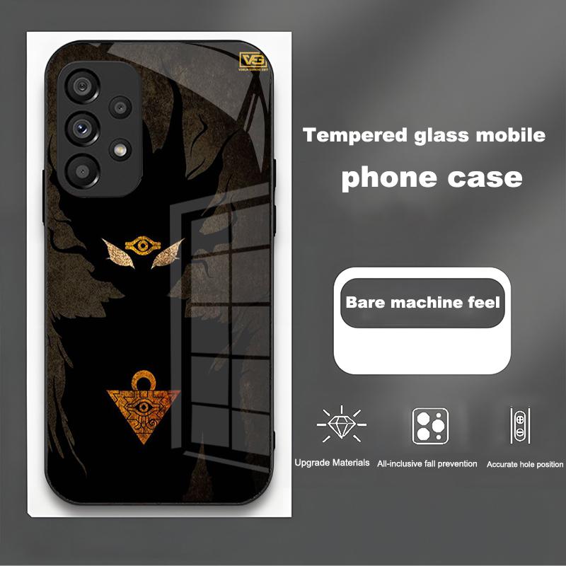 Yu-Gi-Oh! Для Samsung Galaxy Note 8 9 S10 Plus S20 S21 FE S23 Ultra A12 A13 A32 A33 Новый Мультяшный Закаленный Стеклянный Чехол для Телефона