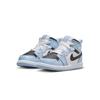 Air Jordan 1 Mid TD Ice Blue Baby Sneakers Sail White Black 644507-401